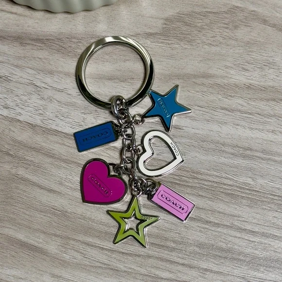Coach Multicolor Charm Keychain - Picture 2 of 9